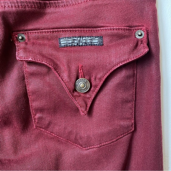 Hudson Jeans Deep Red Denim size 24 - Picture 4 of 7